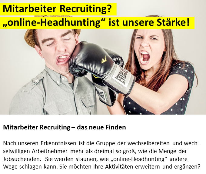 mitarbeiter recruiting mitarbeiter headhunting