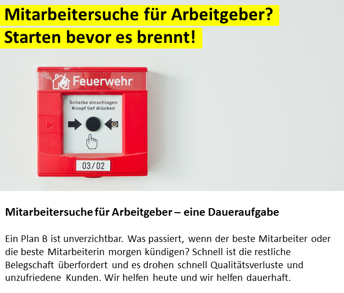 mitarbeitersuche für arbeitgeber Mitarbeiter suchen